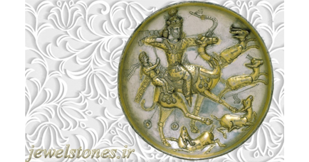 بشقاب سیمین ساسانی