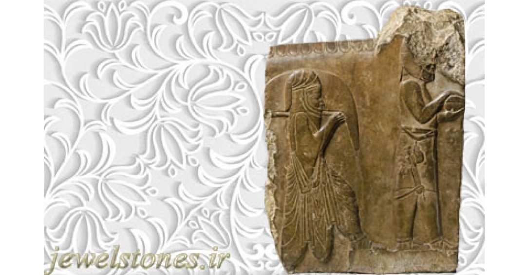سنگ نگاره هخامنشی دو خدمتکار