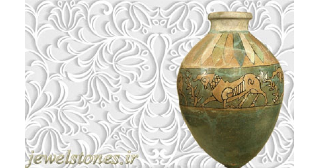 کوزه با نقش گاو نر