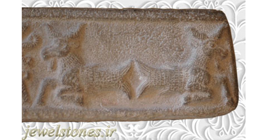 سنگنگاره بز با دم ماهی